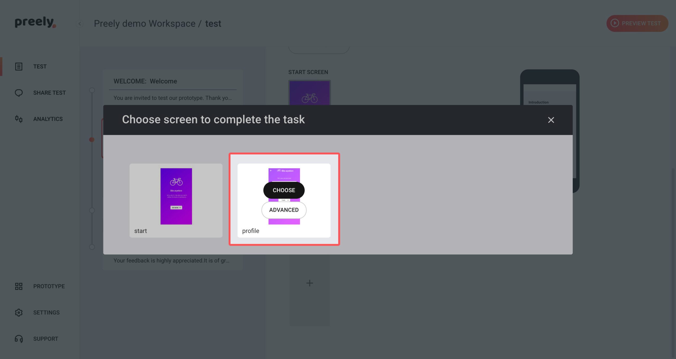 How to set up a 5-second test - Preely