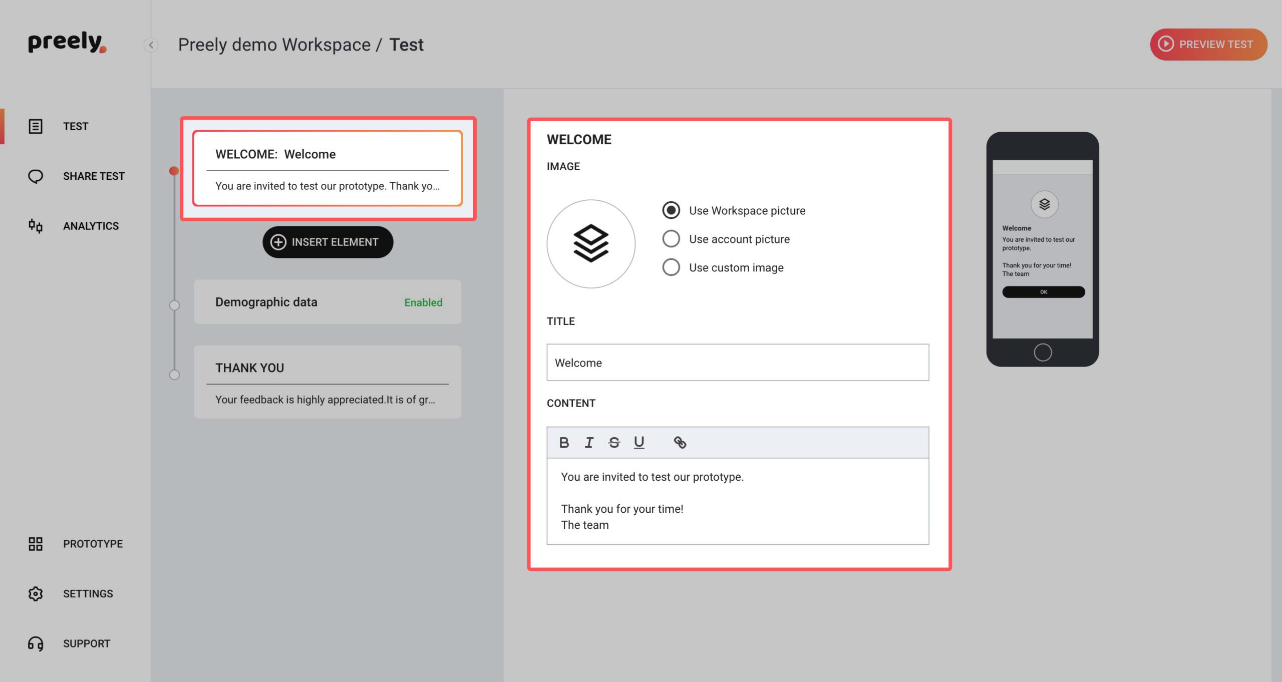 Learn how to create a simple 5-second user test - Preely Academy