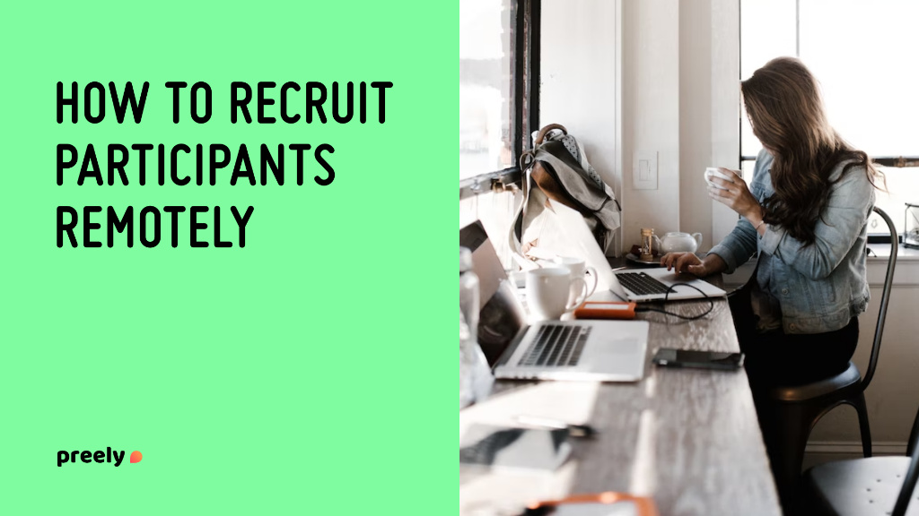 How to recruit participants remotely