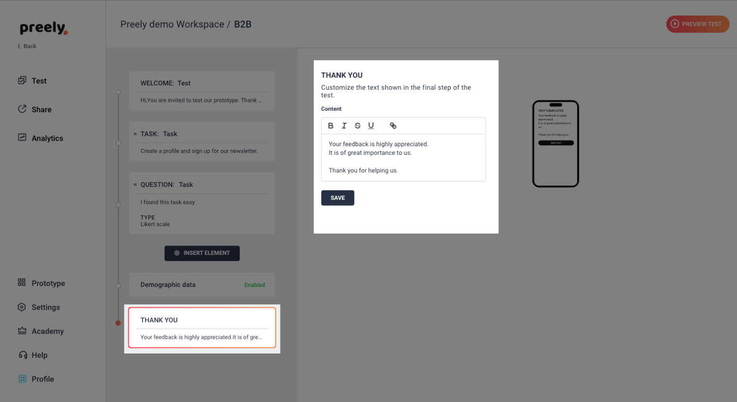 Learn how to create a simple 5-second user test - Preely Academy