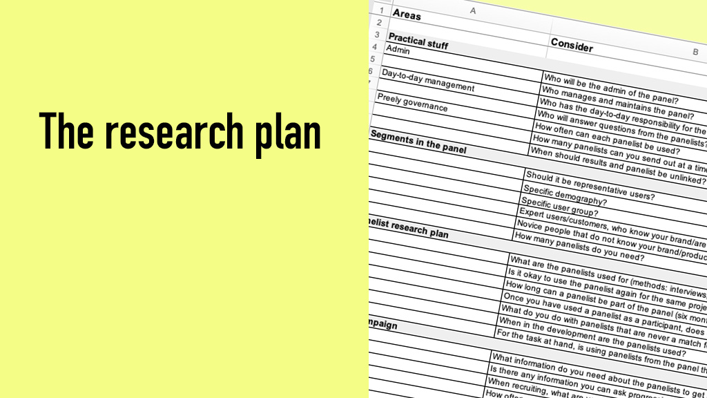 Research plan